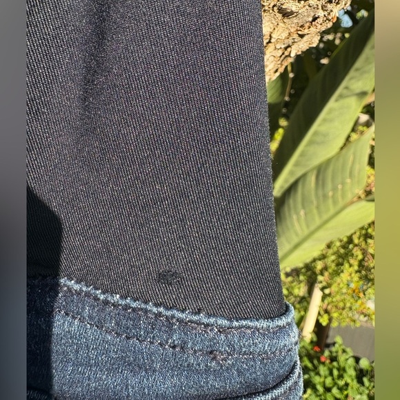 Isabel Maternity Denim Stretch Cuffed Bermuda Shorts Size 6 - Picture 7 of 7